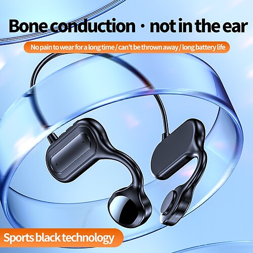 BL19 Bone Conduction Bluetooth Wireless Headphones Sports Running Waterproof Headphones with Microphone Low Latency Stereo Headphones
BL19 Bone Conduction Bluetooth Wireless Headphones Sports Running Waterproof Headphones with Microphone Low Latency Stereo Headphones
