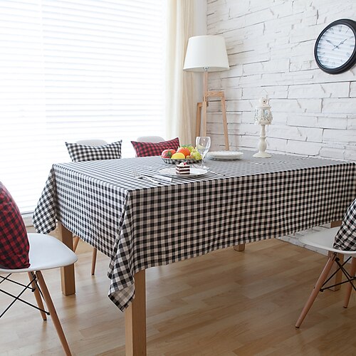 Rustic Lattice Tablecloth Cotton Linen Rectangle Table Cloths for Kitchen Dining, Party, Holiday, Christmas, Buffet
Rustic Lattice Tablecloth Cotton Linen Rectangle Table Cloths for Kitchen Dining, Party, Holiday, Christmas, Buffet