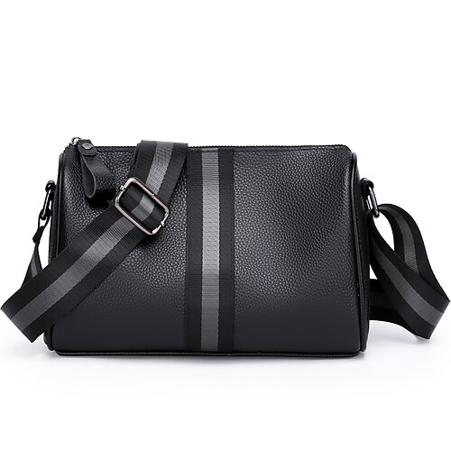 Men's Messenger Bag Briefcase PU Leather Zipper Solid Color Daily Outdoor Black
Men's Messenger Bag Briefcase PU Leather Zipper Solid Color Daily Outdoor Black