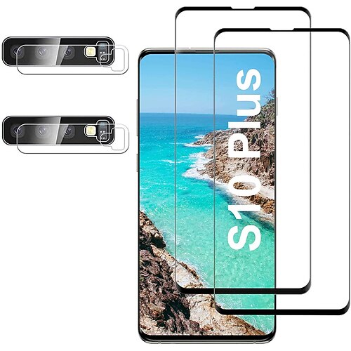 2 Pack Galaxy S10 Screen Protector 9H Tempered Glass Include a Camera Lens Protector Ultra Fingerprint Compatible HD Clear 3D Curved for Samsung S10 Glass Screen Protector
2 Pack Galaxy S10 Screen Protector 9H Tempered Glass Include a Camera Lens Protector Ultra Fingerprint Compatible HD Clear 3D Curved for Samsung S10 Glass Screen Protector