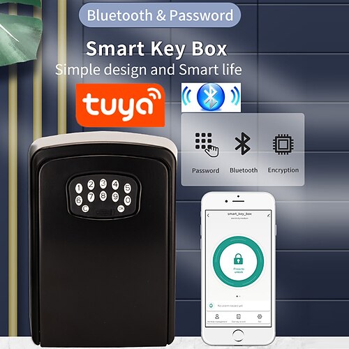 BOX02 Key Box Alumium Alloy Password unlocking / APP unlocking / Bluetooth unlocking for Key
BOX02 Key Box Alumium Alloy Password unlocking / APP unlocking / Bluetooth unlocking for Key