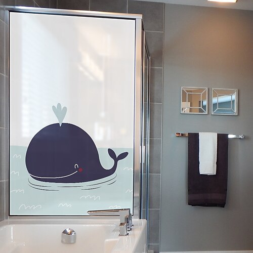Cartoon Dolphin Pattern Window Film Home Bedroom Bathroom Glass Window Film Stickers Self Adhesive Frosted Sticker 60 X 58cm Wall Stickers For Bedroom Living Room
Cartoon Dolphin Pattern Window Film Home Bedroom Bathroom Glass Window Film Stickers Self Adhesive Frosted Sticker 60 X 58cm Wall Stickers For Bedroom Living Room