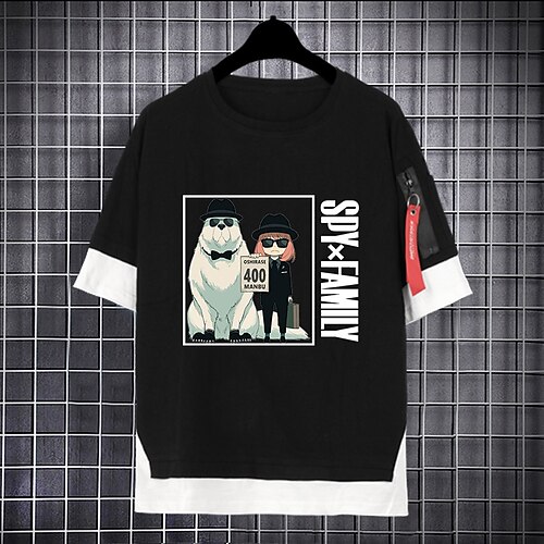 Inspired by SPY×FAMILY Loid Forger Yor Forger Anya Forger Cosplay Costume T-shirt Polyester / Cotton Blend Pattern Harajuku Graphic Kawaii T-shirt For Men's / Women's / Couple's
Inspired by SPY×FAMILY Loid Forger Yor Forger Anya Forger Cosplay Costume T-shirt Polyester / Cotton Blend Pattern Harajuku Graphic Kawaii T-shirt For Men's / Women's / Couple's