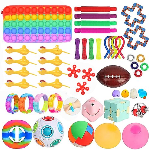 Finger Toy Squishies Squeeze Toy / Sensory Toy Sensory Fidget Toy Stress Reliever 48 pcs Portable Gift Cute Stress and Anxiety Relief Flexible Durable Non-toxic Slow Rising Mochi For Adults' Women
Finger Toy Squishies Squeeze Toy / Sensory Toy Sensory Fidget Toy Stress Reliever 48 pcs Portable Gift Cute Stress and Anxiety Relief Flexible Durable Non-toxic Slow Rising Mochi For Adults' Women