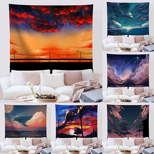 Fantasy Landscape Wall Tapestry Art Decor Blanket Curtain Hanging Home Bedroom Living Room Decoration Polyester
Fantasy Landscape Wall Tapestry Art Decor Blanket Curtain Hanging Home Bedroom Living Room Decoration Polyester