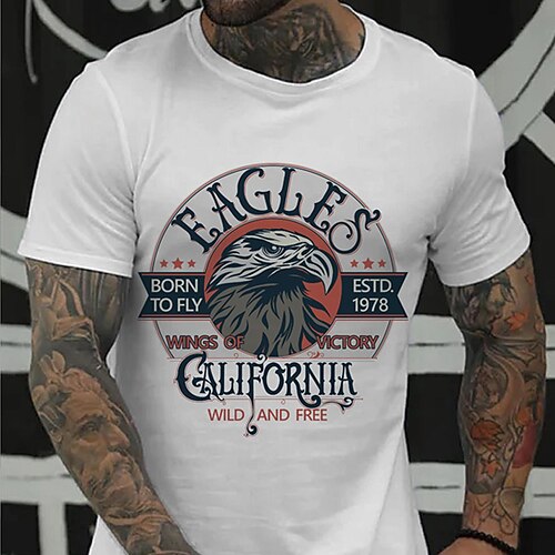 Men's T shirt Tee Hot Stamping Graphic Bird Crew Neck Casual Daily Print Short Sleeve Tops Fashion Vintage Designer Big and Tall White Gray Red
Men's T shirt Tee Hot Stamping Graphic Bird Crew Neck Casual Daily Print Short Sleeve Tops Fashion Vintage Designer Big and Tall White Gray Red