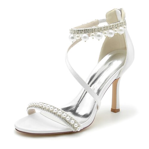 Per donna scarpe da sposa Scarpe da sera Matrimonio Feste Sandali da sposa Estate Perle Brillantini A stiletto Occhio di pernice Lussuoso Sensuale Raso Cerniera Tinta unita Vinaccia Nero Bianco
Per donna scarpe da sposa Scarpe da sera Matrimonio Feste Sandali da sposa Estate Perle Brillantini A stiletto Occhio di pernice Lussuoso Sensuale Raso Cerniera Tinta unita Vinaccia Nero Bianco