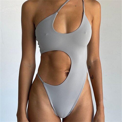 Mulheres Roupa de Banho Uma pedaço Monoquíni Fatos de banho Normal roupa de banho Compressão abdominal Sem costas Com Corte Cintura alta Cor imaculada Azul Cinzento Vinho Verde Tropa Fatos de banho
Mulheres Roupa de Banho Uma pedaço Monoquíni Fatos de banho Normal roupa de banho Compressão abdominal Sem costas Com Corte Cintura alta Cor imaculada Azul Cinzento Vinho Verde Tropa Fatos de banho