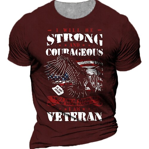 Men's Unisex T shirt Tee 3D Print Graphic Prints Eagle Letter Crew Neck Street Daily Print Short Sleeve Tops Casual Vintage Designer Big and Tall Black Red
Men's Unisex T shirt Tee 3D Print Graphic Prints Eagle Letter Crew Neck Street Daily Print Short Sleeve Tops Casual Vintage Designer Big and Tall Black Red