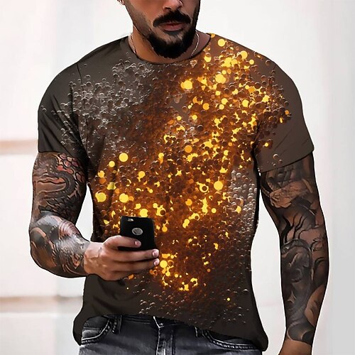 Men's Tee T shirt Tee 3D Print Graphic Round Neck Casual Daily 3D Print Short Sleeve Tops Fashion Designer Cool Comfortable Orange
Men's Tee T shirt Tee 3D Print Graphic Round Neck Casual Daily 3D Print Short Sleeve Tops Fashion Designer Cool Comfortable Orange