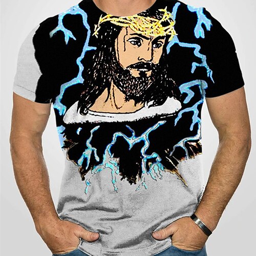 Men's T shirt 3D Print Graphic Human Crew Neck Casual Daily Print Short Sleeve Tops Fashion Vintage Designer Big and Tall Black
Men's T shirt 3D Print Graphic Human Crew Neck Casual Daily Print Short Sleeve Tops Fashion Vintage Designer Big and Tall Black