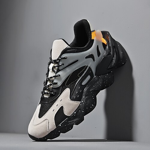 Men's Trainers Athletic Shoes Comfort Shoes Athletic Walking Shoes PU Over The Knee Boots Black Grey Black Yellow Fall
Men's Trainers Athletic Shoes Comfort Shoes Athletic Walking Shoes PU Over The Knee Boots Black Grey Black Yellow Fall