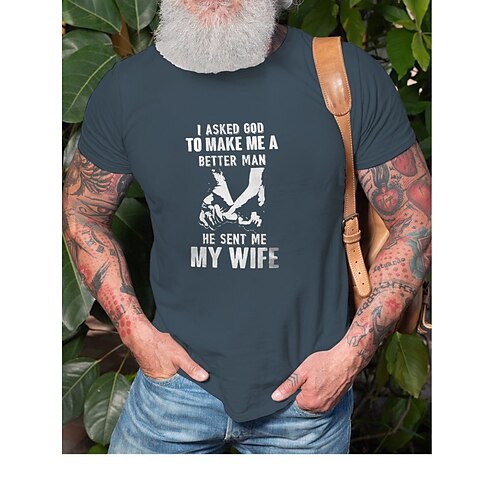 Men's T shirt Hot Stamping Letter Round Neck Casual Daily Print Short Sleeve Tops Simple Basic Black Blue Gray
Men's T shirt Hot Stamping Letter Round Neck Casual Daily Print Short Sleeve Tops Simple Basic Black Blue Gray