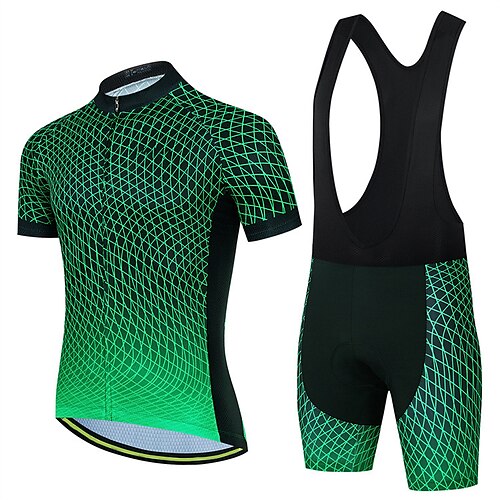 Men's Short Sleeve Cycling Jersey with Bib Shorts Blue Bike 3D Pad Breathable Quick Dry Sports Graphic Clothing Apparel
Men's Short Sleeve Cycling Jersey with Bib Shorts Blue Bike 3D Pad Breathable Quick Dry Sports Graphic Clothing Apparel