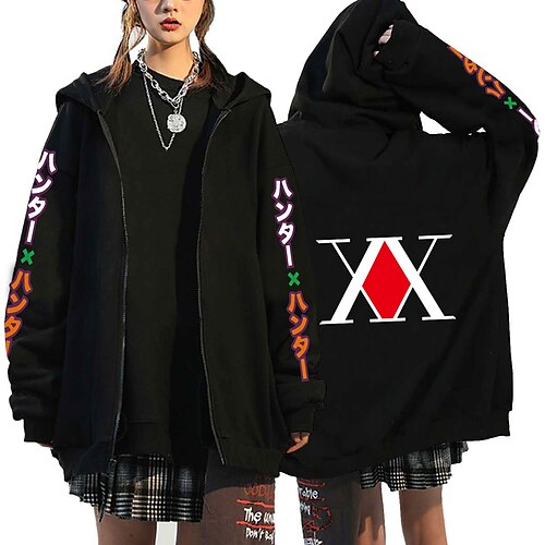 Inspired by Hunter X Hunter Killua Zoldyck Anime Cartoon 100% Polyester Anime Harajuku Graphic Kawaii Outerwear For Men's / Women's / Couple's
Inspired by Hunter X Hunter Killua Zoldyck Anime Cartoon 100% Polyester Anime Harajuku Graphic Kawaii Outerwear For Men's / Women's / Couple's