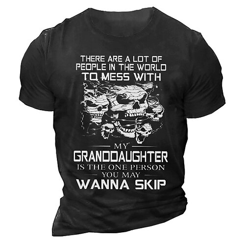 Men's Unisex T shirt 3D Print Graphic Prints Skull Letter Crew Neck Street Daily Print Short Sleeve Tops Casual Designer Big and Tall Sports Black Army Green Dark Gray
Men's Unisex T shirt 3D Print Graphic Prints Skull Letter Crew Neck Street Daily Print Short Sleeve Tops Casual Designer Big and Tall Sports Black Army Green Dark Gray