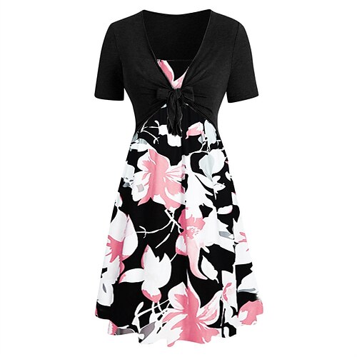 Per donna Plus Size Vestito due pezzi Floreale A V Stampa Manica corta Primavera Estate Da ufficio Mini abito corto Giornaliero Ritorno a scuola Vestito
Per donna Plus Size Vestito due pezzi Floreale A V Stampa Manica corta Primavera Estate Da ufficio Mini abito corto Giornaliero Ritorno a scuola Vestito