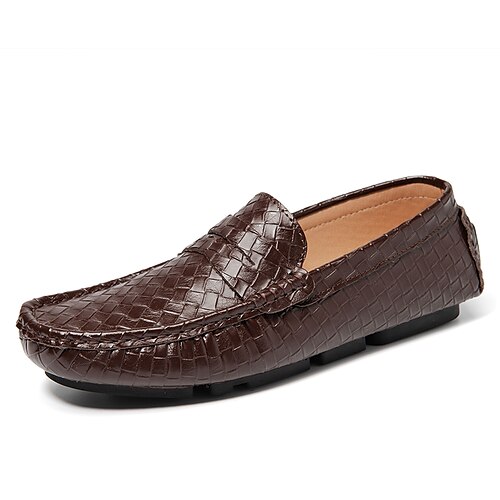 Men's Loafers Slip-Ons Comfort Loafers Casual Athletic Walking Shoes PU Black Brown Summer
Men's Loafers Slip-Ons Comfort Loafers Casual Athletic Walking Shoes PU Black Brown Summer