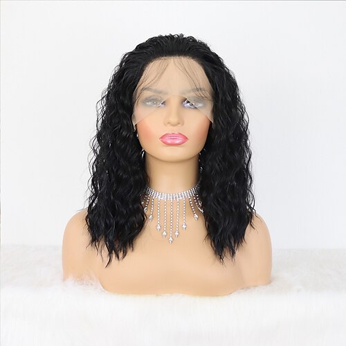 Lace Front Wigs Glueless Curly Synthetic Wigs Heat Resistant Short Wigs Natural Hairline with Baby Hair For Black Women
Lace Front Wigs Glueless Curly Synthetic Wigs Heat Resistant Short Wigs Natural Hairline with Baby Hair For Black Women