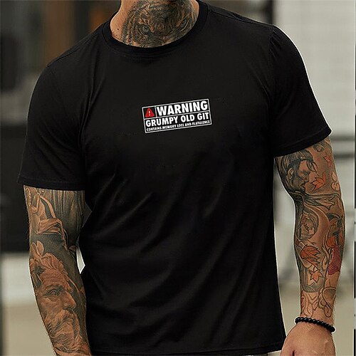 Men's T shirt Hot Stamping Graphic Letter Crew Neck Casual Daily Print Short Sleeve Tops Fashion Vintage Designer Big and Tall Black
Men's T shirt Hot Stamping Graphic Letter Crew Neck Casual Daily Print Short Sleeve Tops Fashion Vintage Designer Big and Tall Black
