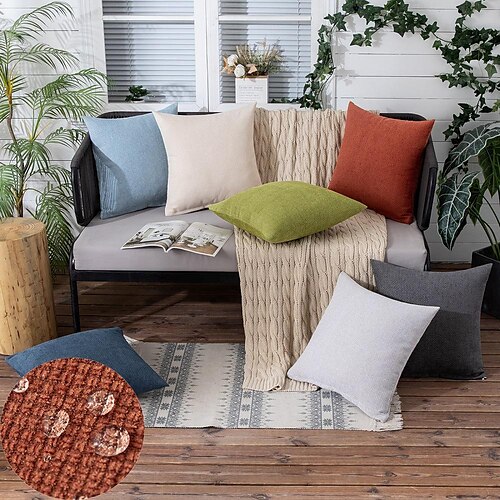 Outdoor Pillowcase Double-sided Waterproof Pillowcase Summer Solid Color Checkered Cushion Cover Pillowcase
Outdoor Pillowcase Double-sided Waterproof Pillowcase Summer Solid Color Checkered Cushion Cover Pillowcase