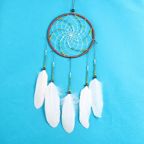 Rice Bead Windmill Dream Catcher Feather Home Pendant Home Ornament Ins Decorative Dream Catcher Pendant
Rice Bead Windmill Dream Catcher Feather Home Pendant Home Ornament Ins Decorative Dream Catcher Pendant