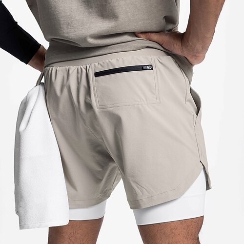 Men's Compression Shorts Gym Shorts 2 in 1 Towel Loop Shorts Breathable Fitness Marathon Running Sportswear Activewear Solid Colored Dark Grey Black Blue / Stretchy / Zipper Pocket
Men's Compression Shorts Gym Shorts 2 in 1 Towel Loop Shorts Breathable Fitness Marathon Running Sportswear Activewear Solid Colored Dark Grey Black Blue / Stretchy / Zipper Pocket