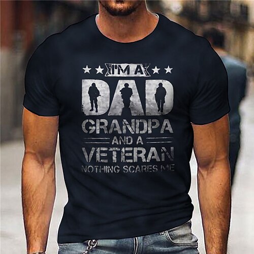 Men's Unisex T shirt 3D Print Graphic Prints Soldier Letter Crew Neck Street Daily Print Short Sleeve Tops Casual Designer Big and Tall Sports Navy Blue
Men's Unisex T shirt 3D Print Graphic Prints Soldier Letter Crew Neck Street Daily Print Short Sleeve Tops Casual Designer Big and Tall Sports Navy Blue