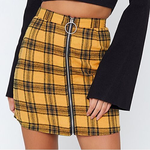 Per donna Gonna Linea A Aderente Sopra il ginocchio Cotone Giallo Rosso Gonne Estate Stampa Collegiale Carnevale Rimpatriata di classe S M L
Per donna Gonna Linea A Aderente Sopra il ginocchio Cotone Giallo Rosso Gonne Estate Stampa Collegiale Carnevale Rimpatriata di classe S M L
