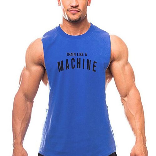 foreign trade muscle fitness vest gym tank top men's summer cotton running sports large slit t-shirt
foreign trade muscle fitness vest gym tank top men's summer cotton running sports large slit t-shirt