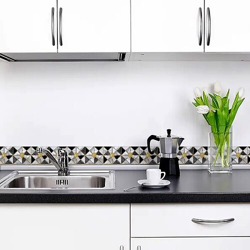 Mosaic Wallpaper Border Peel and Stick Self Adhesive PVC/Vinyl Modern Wall Decal for Room 3060CM1PC
Mosaic Wallpaper Border Peel and Stick Self Adhesive PVC/Vinyl Modern Wall Decal for Room 3060CM1PC