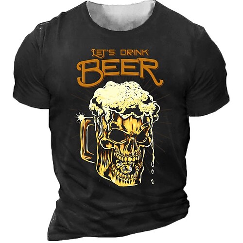 Men's Unisex T shirt Tee 3D Print Graphic Prints Beer Letter Crew Neck Street Daily Print Short Sleeve Tops Casual Vintage Designer Big and Tall Black Army Green Dark Gray
Men's Unisex T shirt Tee 3D Print Graphic Prints Beer Letter Crew Neck Street Daily Print Short Sleeve Tops Casual Vintage Designer Big and Tall Black Army Green Dark Gray