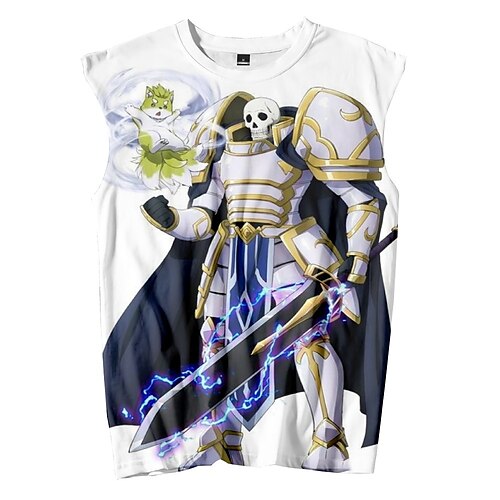 Inspired by Skeleton Knight in Another World Arc Ariane Cosplay Costume T-shirt 100% Polyester Pattern Harajuku Graphic Kawaii Vest For Men's / Sleeveless
Inspired by Skeleton Knight in Another World Arc Ariane Cosplay Costume T-shirt 100% Polyester Pattern Harajuku Graphic Kawaii Vest For Men's / Sleeveless
