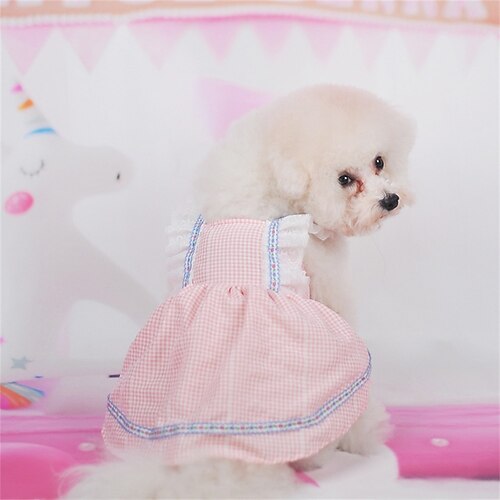 Spring and Summer Thin Pet Dog Clothes Cute Princess Lace Strap Skirt Pet Fun Clothing
Spring and Summer Thin Pet Dog Clothes Cute Princess Lace Strap Skirt Pet Fun Clothing