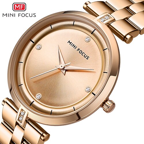 MINI FOCUS Quartz Watch for Women Analog Quartz Stylish Fashion Creative Stainless Steel Alloy Fashion
MINI FOCUS Quartz Watch for Women Analog Quartz Stylish Fashion Creative Stainless Steel Alloy Fashion