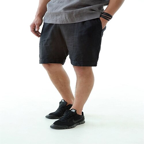 Men's Active Shorts Casual Shorts Pocket Drawstring Elastic Waist Solid Color Comfort Breathable Short Sports Outdoor Daily Stylish Casual / Sporty Black Micro-elastic
Men's Active Shorts Casual Shorts Pocket Drawstring Elastic Waist Solid Color Comfort Breathable Short Sports Outdoor Daily Stylish Casual / Sporty Black Micro-elastic