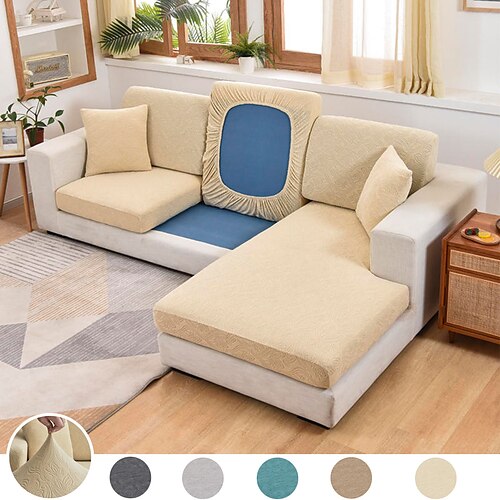 Jacquard Sofa Cushion Cover Slipcover Elastic Thick Solid 1/2/3/4 Seater Sofa Seat Cover Stretch Sofa Seat Cushion Protector Living Room Sofa Cover
Jacquard Sofa Cushion Cover Slipcover Elastic Thick Solid 1/2/3/4 Seater Sofa Seat Cover Stretch Sofa Seat Cushion Protector Living Room Sofa Cover