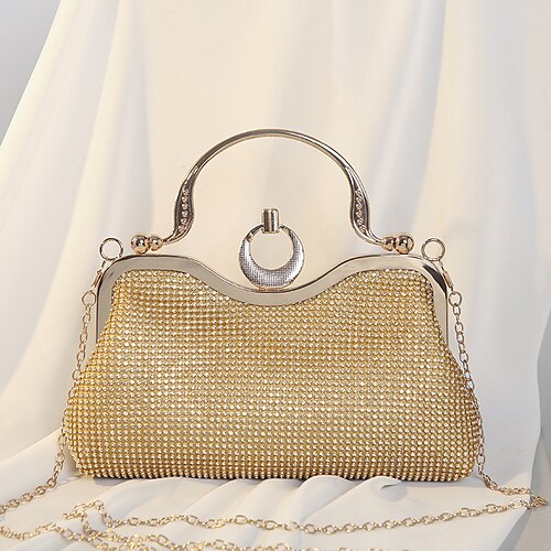 Per donna Borsa da sera Poliestere pelle sintetica Feste Festa / Serata Dettagli con cristalli Catenina Tinta unica Vintage ▾ Argento Nero Oro
Per donna Borsa da sera Poliestere pelle sintetica Feste Festa / Serata Dettagli con cristalli Catenina Tinta unica Vintage ▾ Argento Nero Oro