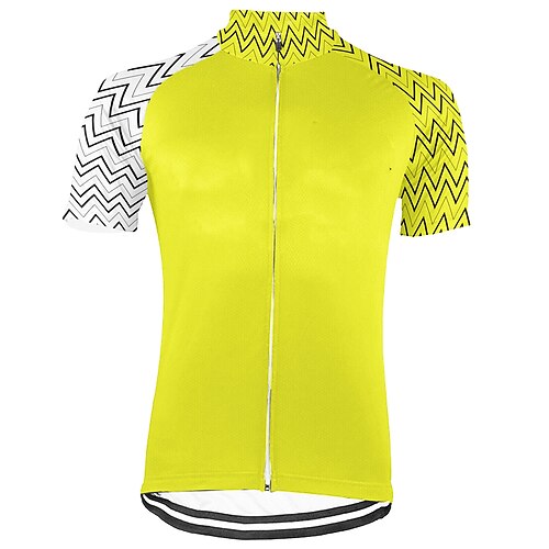 21Grams Men's Cycling Jersey Short Sleeve Bike Top with 3 Rear Pockets Mountain Bike MTB Road Bike Cycling Breathable Quick Dry Moisture Wicking Reflective Strips Green Yellow Red Polyester Spandex
21Grams Men's Cycling Jersey Short Sleeve Bike Top with 3 Rear Pockets Mountain Bike MTB Road Bike Cycling Breathable Quick Dry Moisture Wicking Reflective Strips Green Yellow Red Polyester Spandex