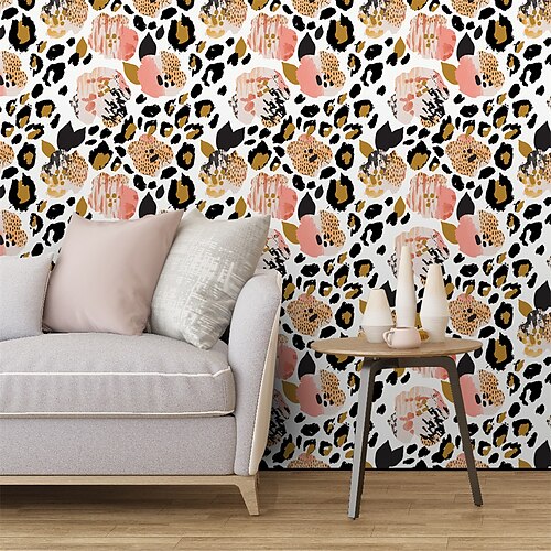 Tiger Floral Texture Self-adhesive Wallpaper Environmental Protection Waterproof Removable Living Room Wall Stickers
Tiger Floral Texture Self-adhesive Wallpaper Environmental Protection Waterproof Removable Living Room Wall Stickers