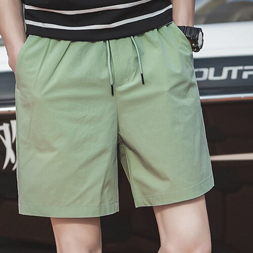 Men's Classic Style Fashion Active Shorts Drawstring Elastic Drawstring Design Knee Length Pants Sports Outdoor Casual Micro-elastic Solid Color Comfort Breathable Mid Waist Green Black Blue Gray Red
Men's Classic Style Fashion Active Shorts Drawstring Elastic Drawstring Design Knee Length Pants Sports Outdoor Casual Micro-elastic Solid Color Comfort Breathable Mid Waist Green Black Blue Gray Red