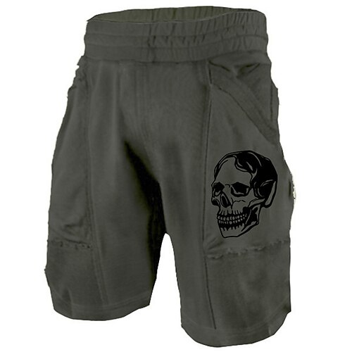 Men's Designer Classic Style Active Shorts 3D Print Pocket Elastic Waist Short Pants Sports Outdoor Casual Micro-elastic Graphic Prints Skull Comfort Breathable Mid Waist Dark Gray S M L XL XXL
Men's Designer Classic Style Active Shorts 3D Print Pocket Elastic Waist Short Pants Sports Outdoor Casual Micro-elastic Graphic Prints Skull Comfort Breathable Mid Waist Dark Gray S M L XL XXL