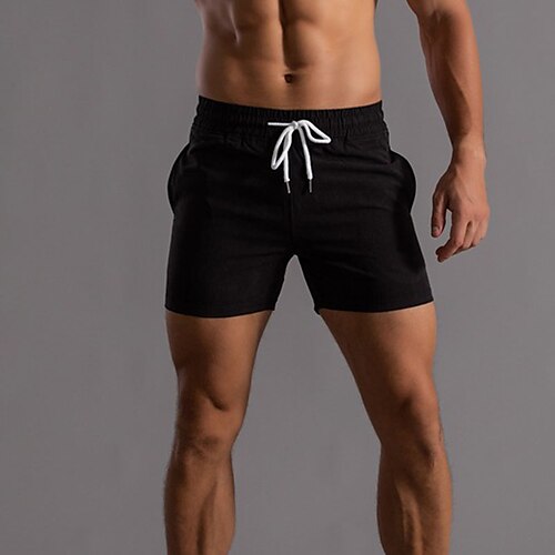 Men's Classic Style Fashion Active Shorts Drawstring Pocket Elastic Drawstring Design Short Pants Sports Outdoor Casual Solid Color Comfort Breathable Mid Waist White Black Khaki L XL XXL 3XL
Men's Classic Style Fashion Active Shorts Drawstring Pocket Elastic Drawstring Design Short Pants Sports Outdoor Casual Solid Color Comfort Breathable Mid Waist White Black Khaki L XL XXL 3XL