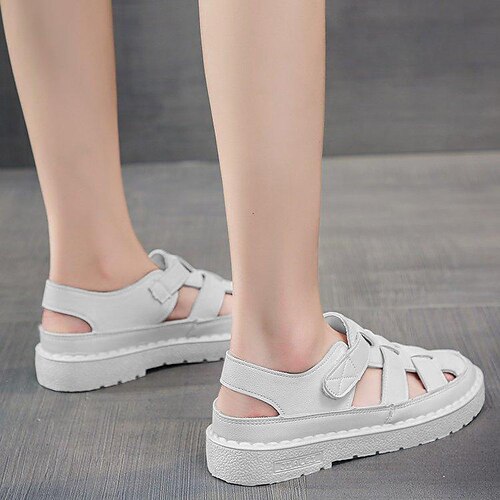 baotou sandals female summer flat bottom 2021 new white fairy style student hollow beach roman shoes ins tide
baotou sandals female summer flat bottom 2021 new white fairy style student hollow beach roman shoes ins tide