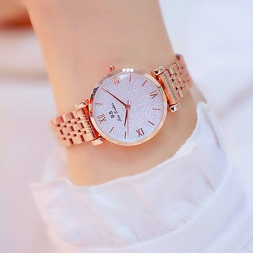 Quartz Watch for Women Analog Quartz Stylish Glitter Luxury Fashion Creative Stainless Steel Stainless Steel Creative / One Year
Quartz Watch for Women Analog Quartz Stylish Glitter Luxury Fashion Creative Stainless Steel Stainless Steel Creative / One Year