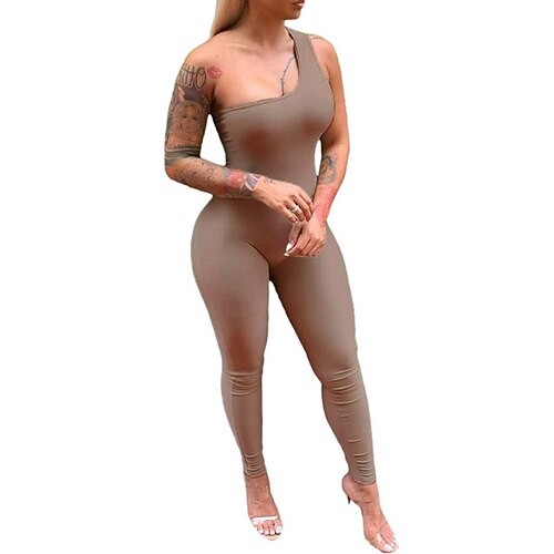 Mujer Mono Espalda al Aire Color sólido Un Hombro Ropa de calle Calle Noche Ajuste regular Sin Mangas Azul Piscina Rosa Naranja S M L Primavera
Mujer Mono Espalda al Aire Color sólido Un Hombro Ropa de calle Calle Noche Ajuste regular Sin Mangas Azul Piscina Rosa Naranja S M L Primavera
