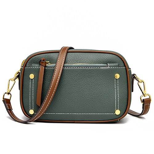 Women's Sling Bags Crossbody Bag PU Leather Solid Color Daily Green Black Blue Gray
Women's Sling Bags Crossbody Bag PU Leather Solid Color Daily Green Black Blue Gray