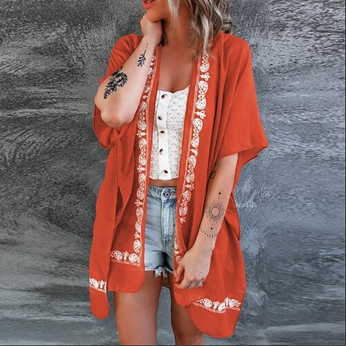 Cross-border Europe and the United States smock summer Amazon new pattern loose beach sun protection in the sleeves open summer womens clothing
Cross-border Europe and the United States smock summer Amazon new pattern loose beach sun protection in the sleeves open summer womens clothing