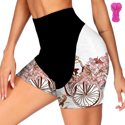 21Grams Women's Bike Shorts Cycling Padded Shorts Bike Padded Shorts / Chamois Mountain Bike MTB Road Bike Cycling Sports Butterfly 3D Pad Cycling Breathable Quick Dry White Polyester Spandex
21Grams Women's Bike Shorts Cycling Padded Shorts Bike Padded Shorts / Chamois Mountain Bike MTB Road Bike Cycling Sports Butterfly 3D Pad Cycling Breathable Quick Dry White Polyester Spandex
