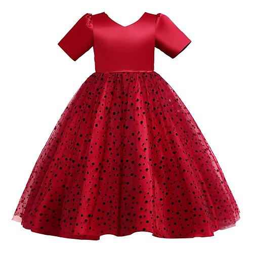 Kids Girls' Dress Solid Colored Skater Dress Maxi Dress Party Bow Short Sleeve Cute Dress 2-8 Years Fall Green Black Red
Kids Girls' Dress Solid Colored Skater Dress Maxi Dress Party Bow Short Sleeve Cute Dress 2-8 Years Fall Green Black Red